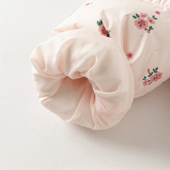 Dave&Bella Toddler Girls Winter Cute Pink Floral Print Outwear Windprooft Down Coats
