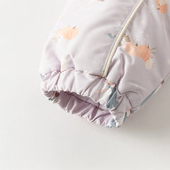 Dave&Bella Toddler Girls/Boys Winter Print Outwear Two-pieces Padded Hooded Coats Sets