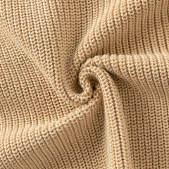 Dave&Bella Toddler Boys Autumn Cotton Apricot Polo Knit Pullover Sweater Tops