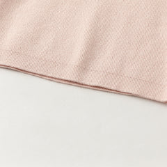 Dave&Bella Kids Girls Winter Elegant Plush Turtle Beige/Grey Pink Pullover Sweaters Tops