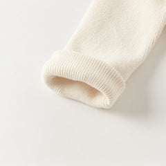 Dave&Bella Kids Girls Winter Elegant Plush Turtle Beige/Grey Pink Pullover Sweaters Tops