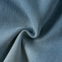 Dave&Bella Toddler Girls Winter Comfortable Denim Blue Losse Jeans Pants