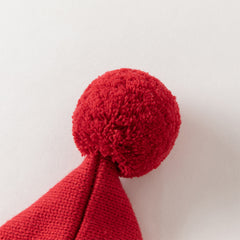 Dave&Bella Toddler Girls Festival Red Long-sleeved Hooded Warm Plush-lined Coats