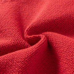 Dave&Bella Toddler Girls Festival Red Long-sleeved Hooded Warm Plush-lined Coats