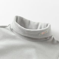 Dave&Bella Kids Girls Autumn Stylish Soft Half Turtleneck T-shirts Tops