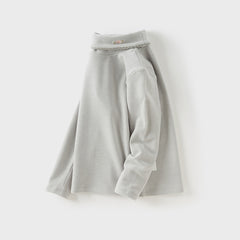 Dave&Bella Kids Girls Autumn Stylish Soft Half Turtleneck T-shirts Tops