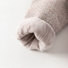 Dave&Bella Toddler Girls Graceful Grey Purple Turtle Plush-lined Mesh Princess Dress