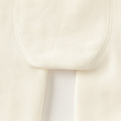 Dave&Bella Toddler Girls Versatile White/Grey Warm Plush-lined Footed Tights Leggings