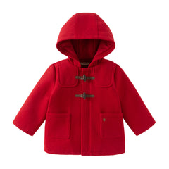Dave&Bella Toddler Girls Charming Red Warm Padded Outwear Hooded Coats