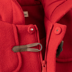 Dave&Bella Toddler Girls Charming Red Warm Padded Outwear Hooded Coats