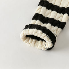 Dave&Bella Kids Boys Autumn Casual Beige Knit Pullover Sweater Tops