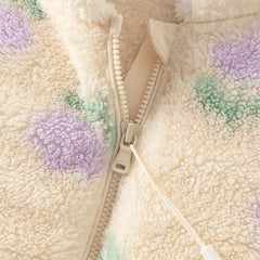 Dave&Bella Toddler Girls/Boys Multi-color&print Turtle Plush Outwear Jackets