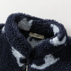 Dave&Bella Toddler Girls/Boys Multi-color&print Turtle Plush Outwear Jackets