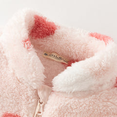 Dave&Bella Toddler Girls/Boys Multi-color&print Turtle Plush Outwear Jackets