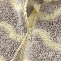 Dave&Bella Toddler Girls/Boys Multi-color&print Turtle Plush Outwear Jackets