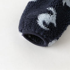 Dave&Bella Toddler Girls/Boys Multi-color&print Turtle Plush Outwear Jackets