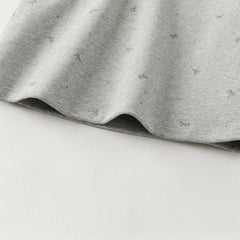 Dave&Bella Toddler Girls Winter Sweet Cotton Print T-shirts Tops