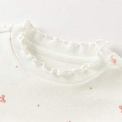 Dave&Bella Toddler Girls Winter Sweet Cotton Print T-shirts Tops