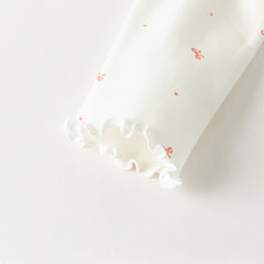 Dave&Bella Toddler Girls Winter Sweet Cotton Print T-shirts Tops