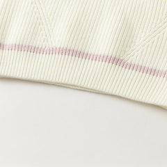 Dave&Bella Kids Girls Winter Sweet Striped Turtle Long-sleeved Pullover Sweaters Tops