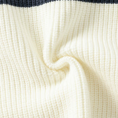 Dave&Bella Kids Girls Winter Sweet Striped Turtle Long-sleeved Pullover Sweaters Tops