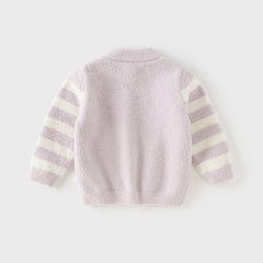 Dave&Bella Toddler Girls/Boys Autumn Soft Cute Animal Jacquard Chenille Sweater Tops