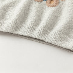 Dave&Bella Toddler Girls/Boys Autumn Soft Cute Animal Jacquard Chenille Sweater Tops