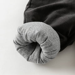 Dave&Bella Toddler Girls Winter Dark Grey Outwear Warm Loose Down Pants