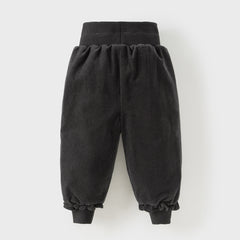 Dave&Bella Toddler Girls Winter Dark Grey Outwear Warm Loose Down Pants