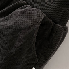 Dave&Bella Toddler Girls Winter Dark Grey Outwear Warm Loose Down Pants