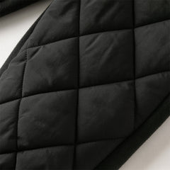 Dave&Bella Toddler Girls Sweet Black/Purple Outdoor Cozy Padded Loose Pants