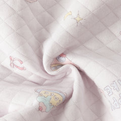 Dave&Bella Toddler Girls Winter Purple/Pink Cute Print Warm Round Collar Pajamas Sets