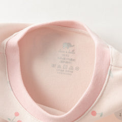 Dave&Bella Kids Girls/Boys Autumn Print Cotton Indoor Cozy Sleepwear Pajamas Set