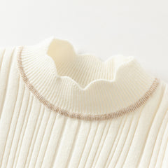 Dave&Bella Kids Girls Winter Versatile Sweet Turtle Sweaters Tops