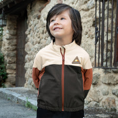 Dave&Bella Toddler Boys Winter Cool Apricot Long-sleeved Outwear Coats