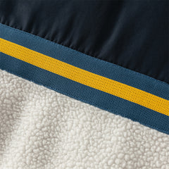 Dave&Bella Toddler Boys Grey Outwear Hooded Long-sleeved Fleece Padded Cozy Coats