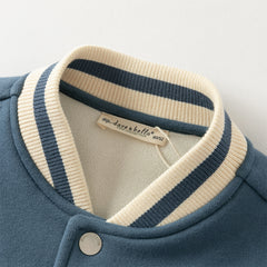 Dave&Bella Toddler Boys Winter Grey Blue Outwear Long Sleeve Warm Jackets