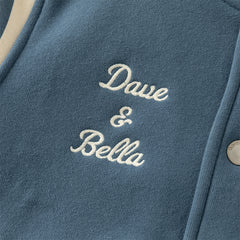 Dave&Bella Toddler Boys Winter Grey Blue Outwear Long Sleeve Warm Jackets