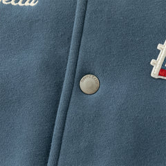 Dave&Bella Toddler Boys Winter Grey Blue Outwear Long Sleeve Warm Jackets