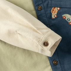 Dave&Bella Toddler Boys Blue Snow-Ready Thermal Shirt Tops