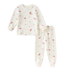 Dave&Bella Kids Girls/Boys Winter Print Cotton Cozy Pajamas