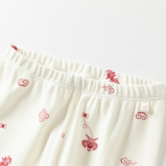 Dave&Bella Kids Girls/Boys Winter Print Cotton Cozy Pajamas