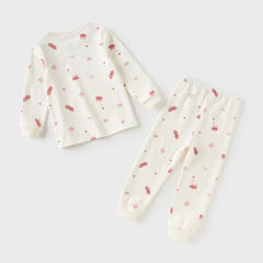 Dave&Bella Kids Girls/Boys Winter Print Cotton Cozy Pajamas