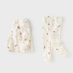 Dave&Bella Kids Girls/Boys Winter Print Cotton Cozy Pajamas