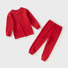 Dave&Bella Kids Girls/Boys Winter Print Cotton Cozy Pajamas