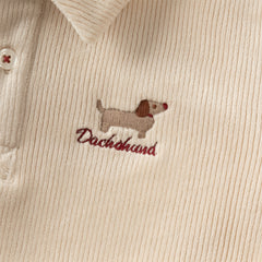 Dave&Bella Toddler Boys Casual Apricot Long-sleeved Plush-lined Sweatshirts Tops