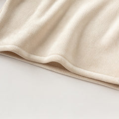 Dave&Bella Toddler Boys Casual Apricot Long-sleeved Plush-lined Sweatshirts Tops