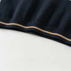 Dave&Bella Kids Boys Winter Cool Navy Blue Comfortable Cotton Sweaters Tops