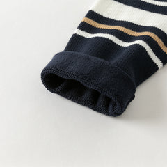 Dave&Bella Kids Boys Winter Cool Navy Blue Comfortable Cotton Sweaters Tops