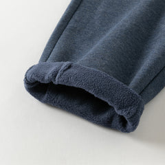 Dave&Bella Toddler Girls/Boys Autumn Versatile Knit Padded Sweatpants Long Pants